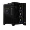 POWERBOOST 750W 80+ BRONZE PB-C9025B 4-ARGB Fanlı Gaming Mid-Tower PC Kasası