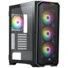 POWERBOOST 850w 80+ Bronze PB-P3720B 4-ARGB Fanlı EATX PC Kasası