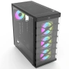 POWERBOOST PB-GR222BB 7-RGB Fanlı Gaming Mid-Tower PC Kasası