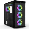 POWERBOOST PB-GR222BB 7-RGB Fanlı Gaming Mid-Tower PC Kasası