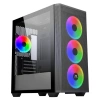 POWERBOOST PB-P2252BB 4-ARGB Fanlı Gaming Micro-Tower PC Kasası