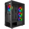 POWERBOOST VK-G3506S ARGB 4-ARGB Fanlı Gaming Mid-Tower PC Kasası