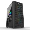POWERBOOST VK-M202B 4-RGB Fanlı Gaming Mid-Tower PC Kasası