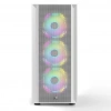 POWERBOOST X-12W 4-ARGB Fanlı Gaming Mid-Tower PC Kasası Beyaz