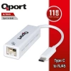 QPORT Q-TR45 Gigabit TypeC Harici Ethernet