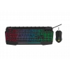QUANTUM DualStrike Kablolu USB Q Trk RGB Gamıng Klavye -  Mouse Set