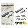 SPEED SP-UET01 Gigabit TypeC Harici Ethernet