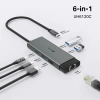 TP-LINK UH6120C TYPEC 6port Hub 4K60Hz 100W PD