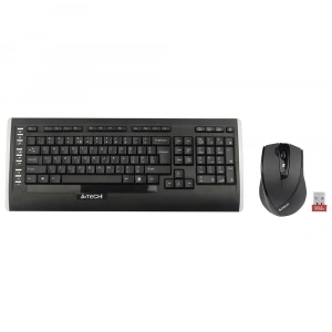 A4TECH 9300F Kablosuz Q Trk Siyah Klavye - Mouse Set