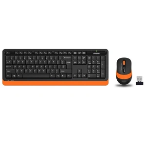 A4TECH FG1010 Kablosuz Q Trk Siyah/Turuncu Klavye - Mouse Set