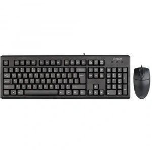 A4TECH KM-72620D Kablolu USB Q Trk Siyah Klavye - Mouse Set