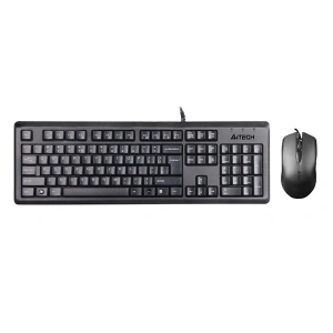 A4TECH KR-9276 Kablolu USB Q Trk Siyah Klavye - Mouse Set
