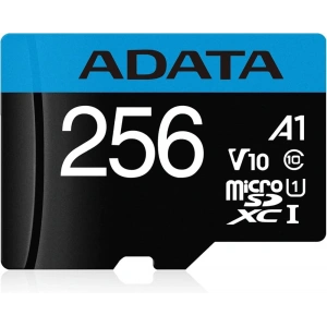 Adata 256GB Premier 100MB/S CLASS10 A1 Adaptörlü MicroSDXC Hafıza Kartı AUSDX256GUICL10A1-RA1