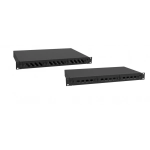 AGER 12port AG-FO01U12SCD-DG-B44-BSC-01U Fiber Optik Kutu Siyah