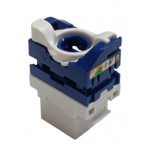 AGER Cat6 AC-601-BF 100lü Kutu Keystone Jack 180derece Çevirmeli Tip