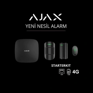 AJAX Starterkit 4G Alarm Seti Siyah