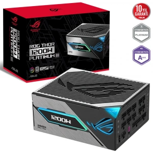 ASUS 1200W 80+ PLATINUM ROG THOR 1200P3 Tam Modüler Power Supply