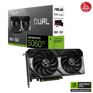 ASUS 8GB DUAL RTX5060TI-8G GDDR7 128bit HDMI DP PCIe 5.0