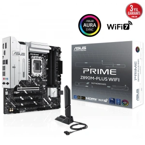 ASUS PRIME Z890M-PLUS WIFI6 DDR5 HDMI-DP TYPEC PCIE 5.0 1851p mATX