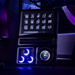 COOLERMASTER MasterHUB Encoder Modülü MHDD01AA22 1 IPS Dokunmatik Dial 63x63x29.2mm 59.7g Siyah Modüler Platform