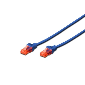 DIGITUS 0.5metre CAT6 Utp DK-1617-005/B Mavi Patch Kablo (10lu Paket)