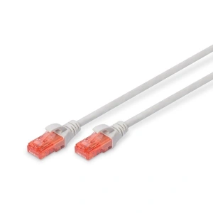 DIGITUS 1metre CAT6 Utp DK-1617-010 Gri Patch Kablo (10lu Paket)