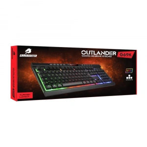 GAMEBOOSTER G69K Outlander Rainbow Aydınlatmalı Membrane Oyun Klavyesi