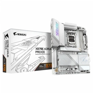 GIGABYTE AORUS PRO ICE X870E DDR5 HDMI DP PCIE 5.0 AM5 ATX BEYAZ