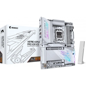 GIGABYTE AORUS PRO X ICE X870E DDR5 HDMI PCIe 5.0 AM5 ATX Beyaz