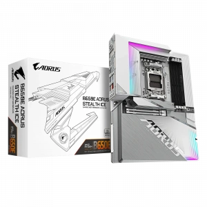 GIGABYTE B650E AORUS STEALTH ICE DDR5 HDMI DP PCIe 5.0 AM5 ATX BEYAZ