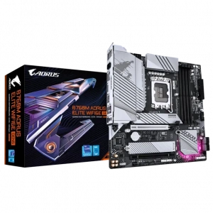 GIGABYTE B760M AORUS ELITE WIFI6E GEN5 DDR5 HDMI-DP TYPEC PCIE 4.0 1851p mATX