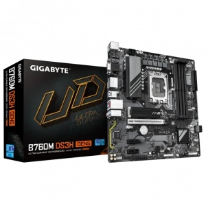 GIGABYTE B760M DS3H GEN5 DDR5 HDMI-DP TYPEC PCIE 4.0 1700p mATX