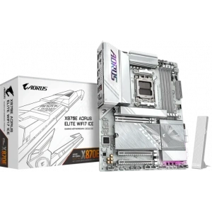 GIGABYTE X870E-A ELITE WIFI7 ICE DDR5 HDMI-DP TYPEC PCIE 5.0 AM5 ATX BEYAZ