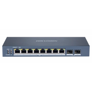 HIKVISION 8port PoE 120w 2-SFP Gigabit Yönetilemez Switch DS-3E1510P-SI
