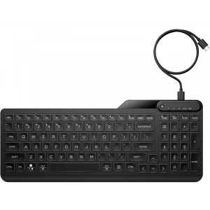 HP 405 7N7C1AA Işıklı Kablolu Kurumsal Klavye (Backlit Wired Keyboard)