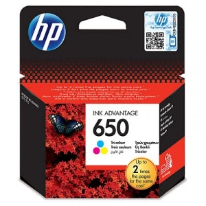 HP 650 Üç Renkli Orijinal Mürekkep Kartuşu - CZ102AE