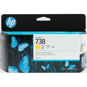 HP 738 Sarı Orijinal DesignJet Mürekkep Kartuşu (498N7A)