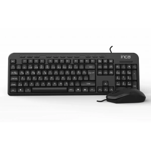 INCA IMK-375T Kablolu USB Q Trk Siyah Klavye - Mouse Set