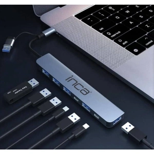 INCA IUTP-7 5port TYPEC-USB 3.0 USB Çoklayıcı Hub 100W