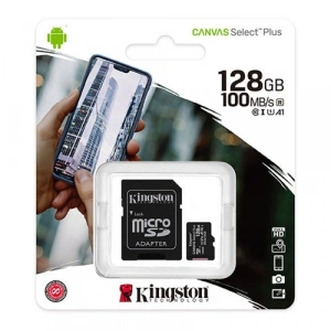 KINGSTON 128GB Micro SD Kart Canvas SDCS2/128GB