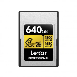 LEXAR 640GB Professional CFexpress Type A Card Gold Series Bellek Kartı