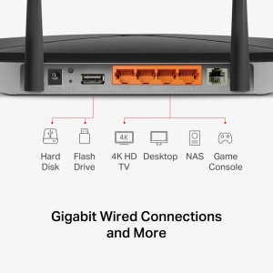 MERCUSYS MB430-DSL WIFI5 AC1200 Çift Bant VDSL Modem Router