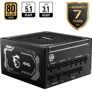 MSI 1000w 80+ Gold MAG A1000GL PCIE5 II Tam Modüler Power Supply