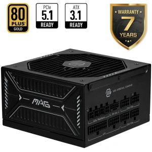 MSI 1000w 80+ Gold MAG A1000GLS PCIE5 Tam Modüler Power Supply