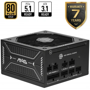 MSI 750W 80+ Gold MAG A750GLS PCIE5 Tam Modüler Power Supply