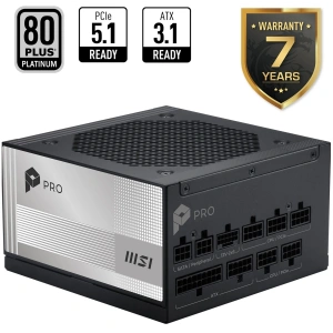MSI 850w 80+ Platinum PRO A850PL PCIE5 Tam Modüler Power Supply