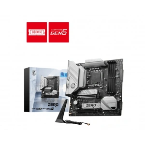 MSI B760M PROJECT ZERO DDR5 HDMI-DP TYPEC PCIE 4.0 1700p mATX