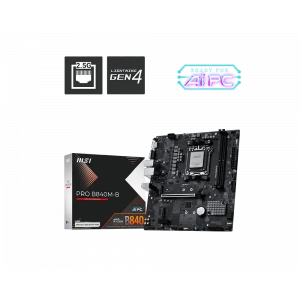 MSI PRO B840M-B DDR5 HDMI-VGA PCIE 4.0 AM5 mATX