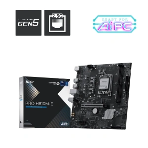 MSI PRO H810M-E DDR5 HDMI-DP PCIE 4.0 1851p mATX