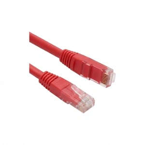 ODS 0.3m CAT6 Utp LSZH Saf Bakır Kırmızı Patch Kablo (10lu Paket)